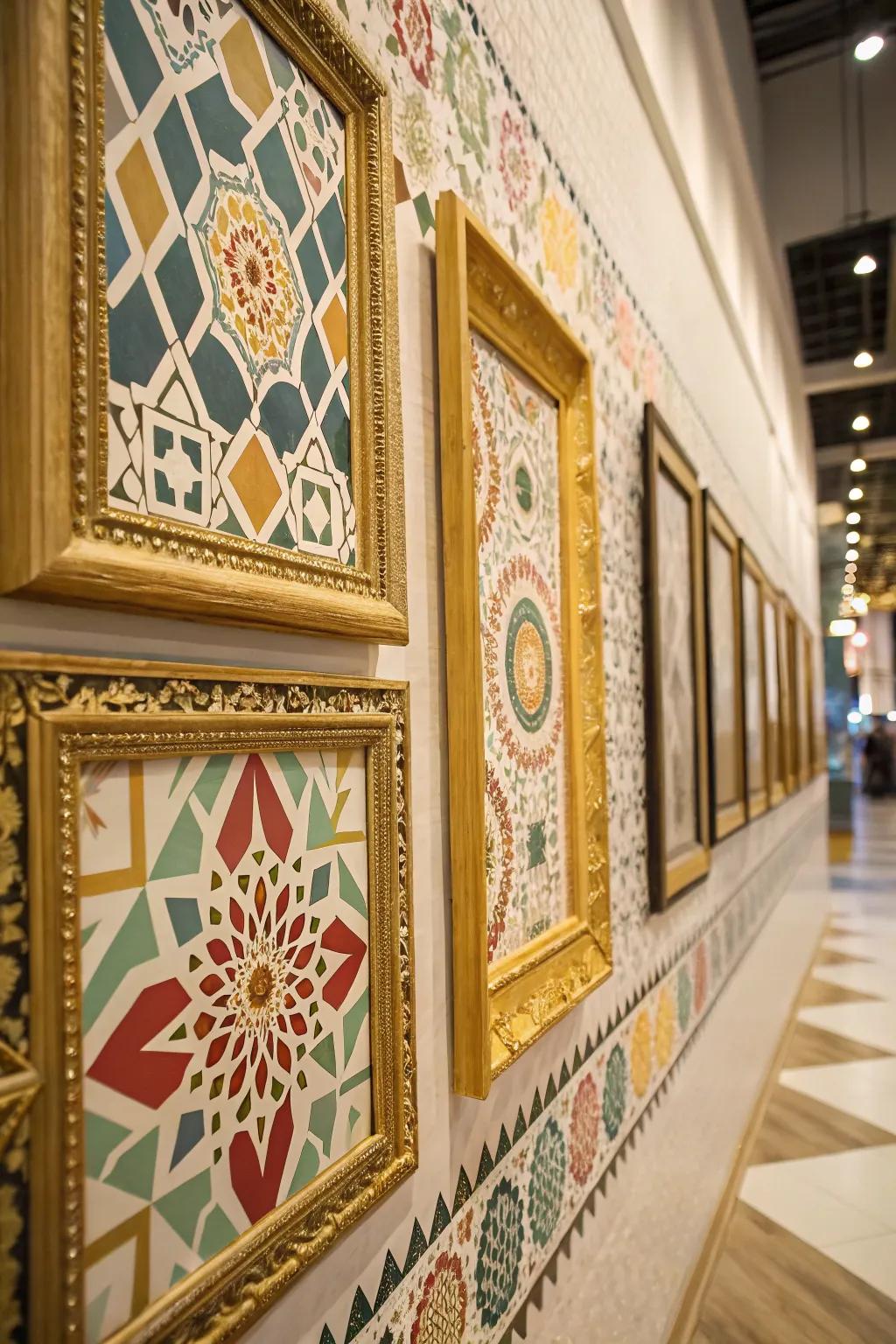 Details enhance wall design beauty.