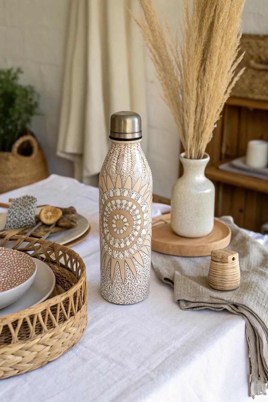 Textured reusable beverage containers for a unique sensory experience.