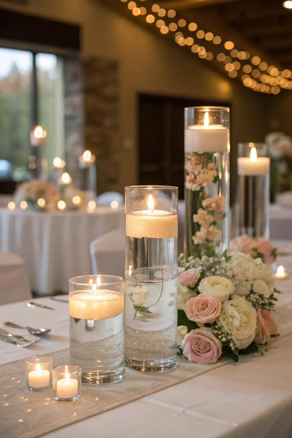 Drifting candle features add a whimsical and magical touch.