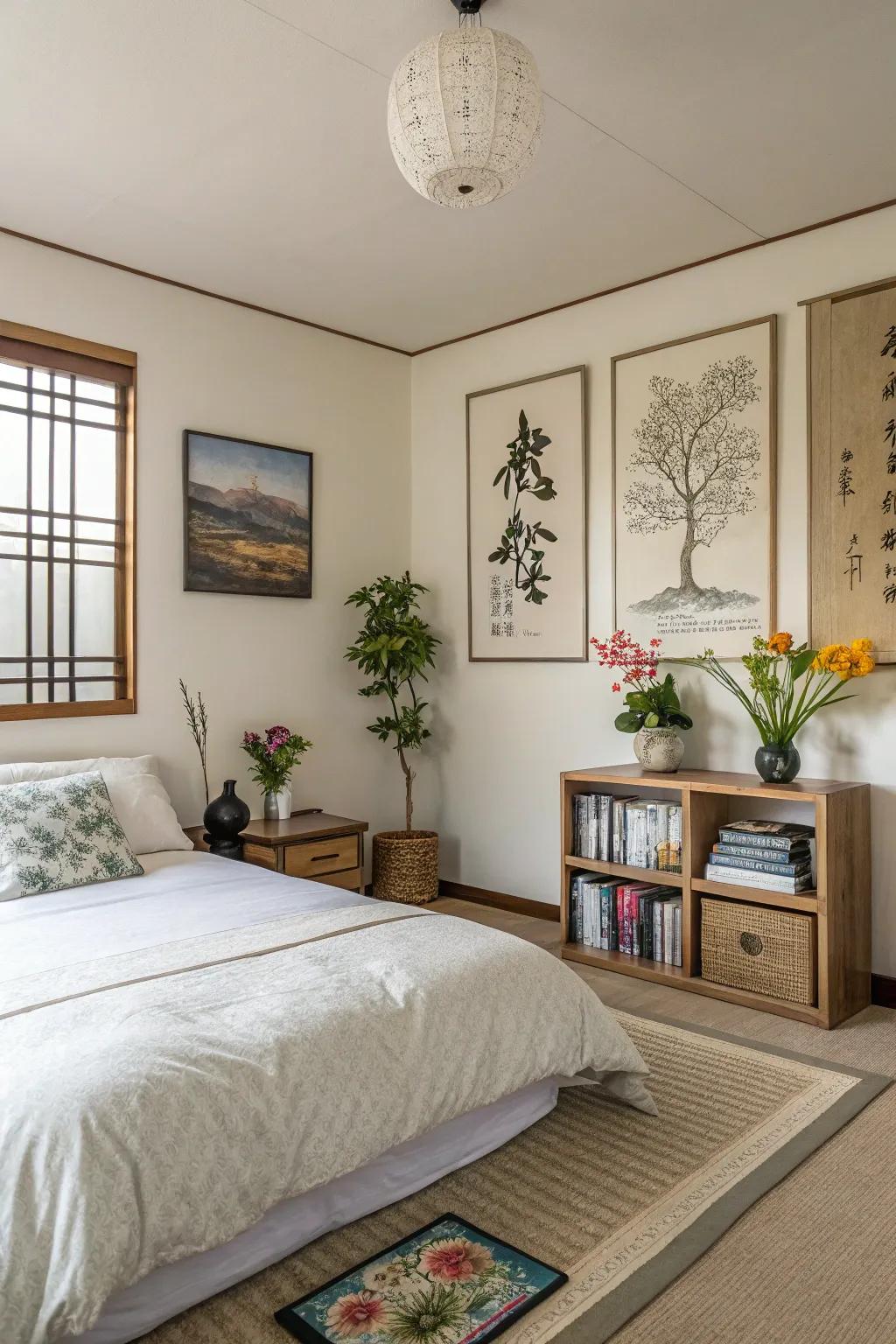 Unique details fill the space with character and warmth.