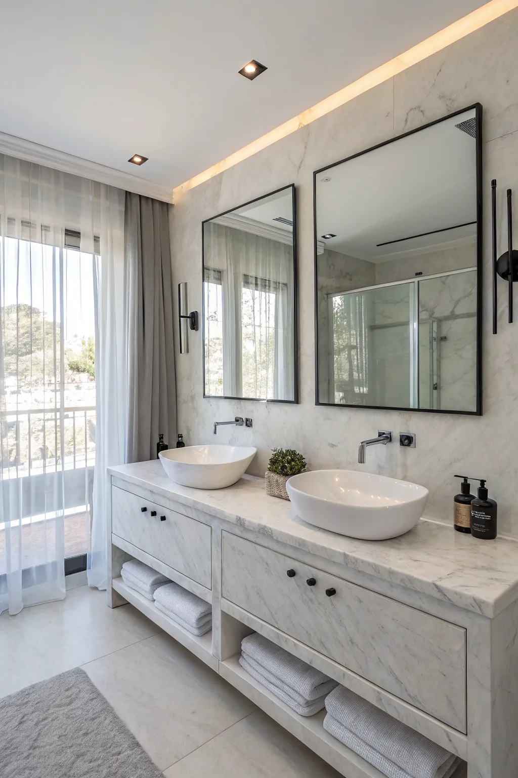 Chic Vanity Designs for Compact Spaces