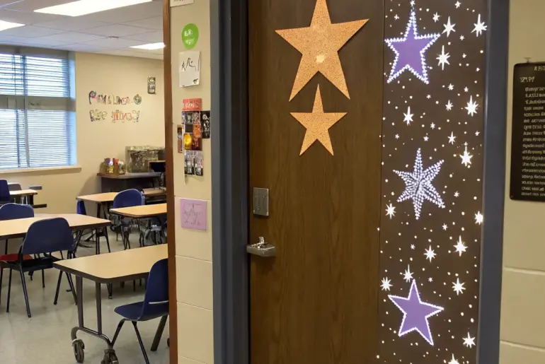 Charming Classroom Door Decorations for Fall Season