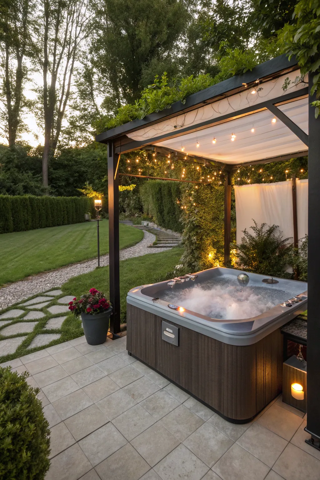 Functional Hot Tub Area Layouts for Every Garden Size
