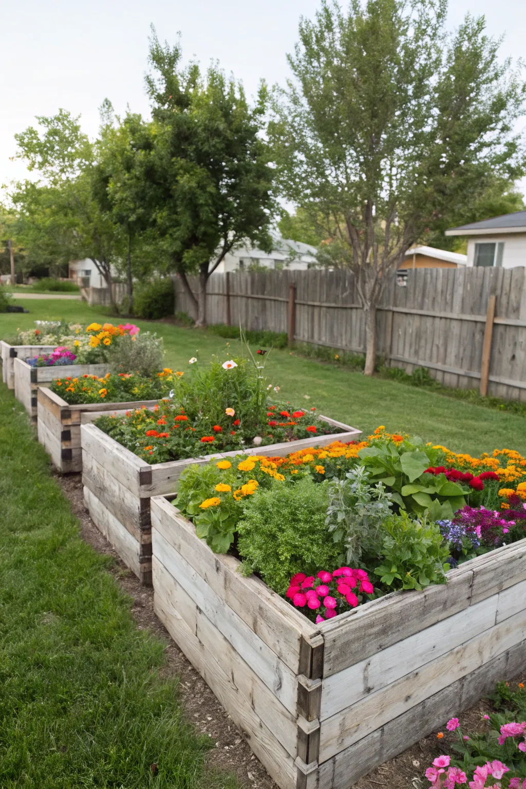 Eye-Catching Front Garden Flower Bed Inspiration