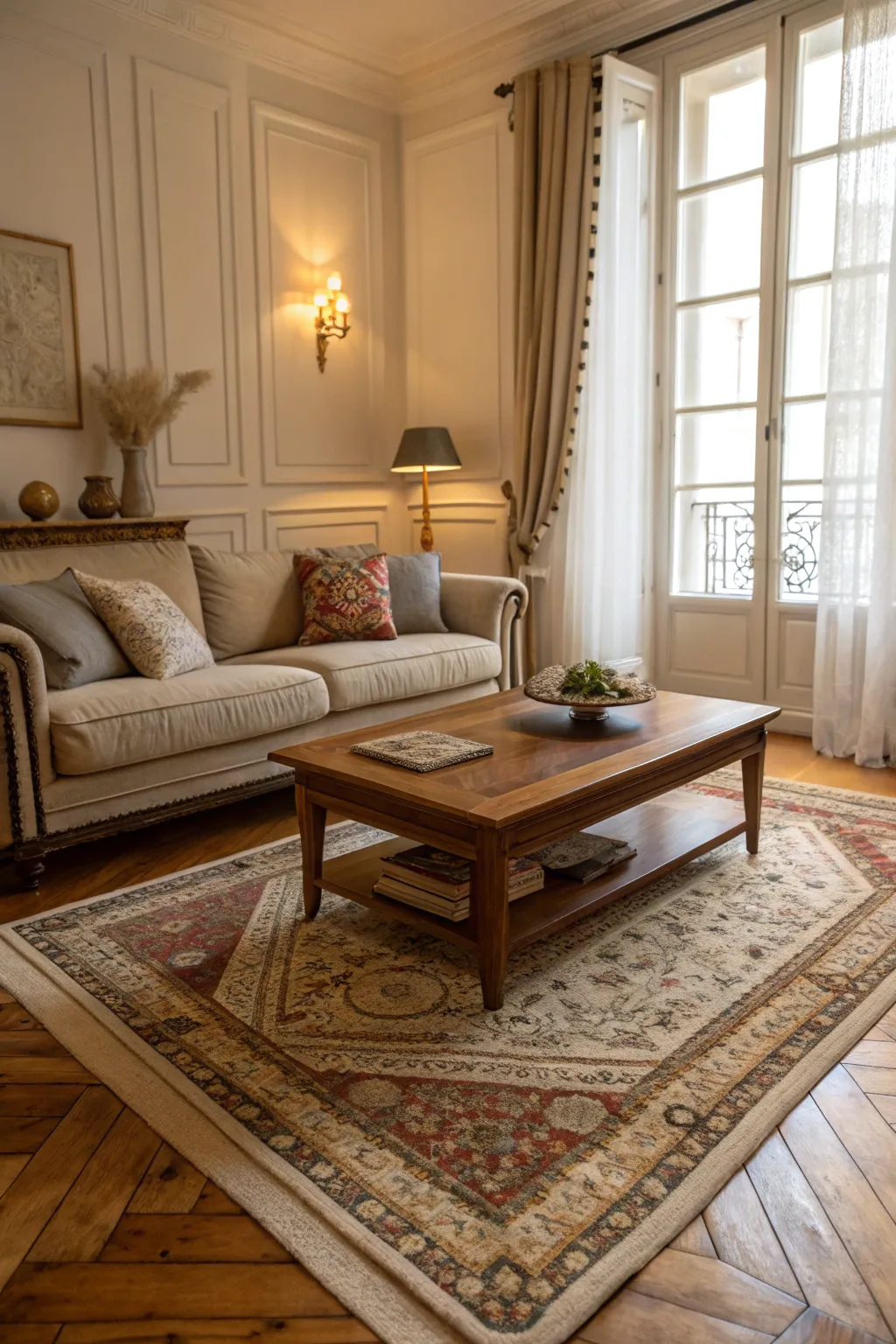 Modern Concepts for a Parisian-Inspired Living Area