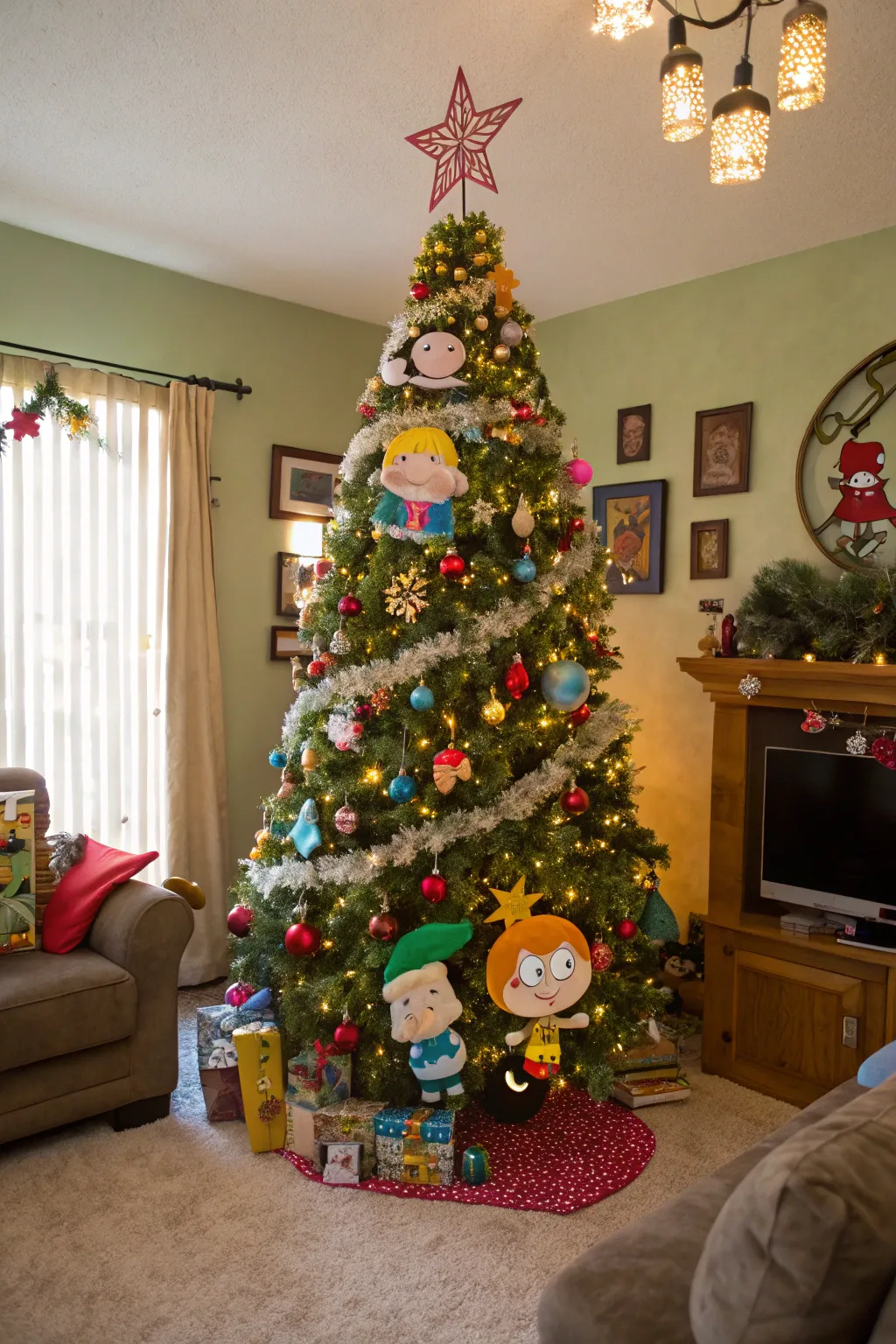 How to Style a Christmas Tree with Beloved Characters