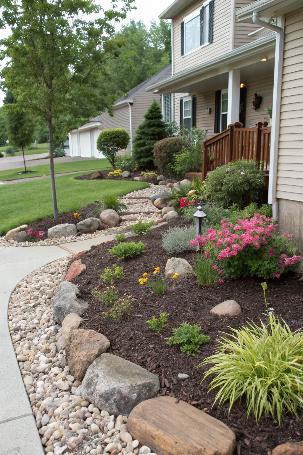 Front Yard Rock Landscaping Tips & Ideas