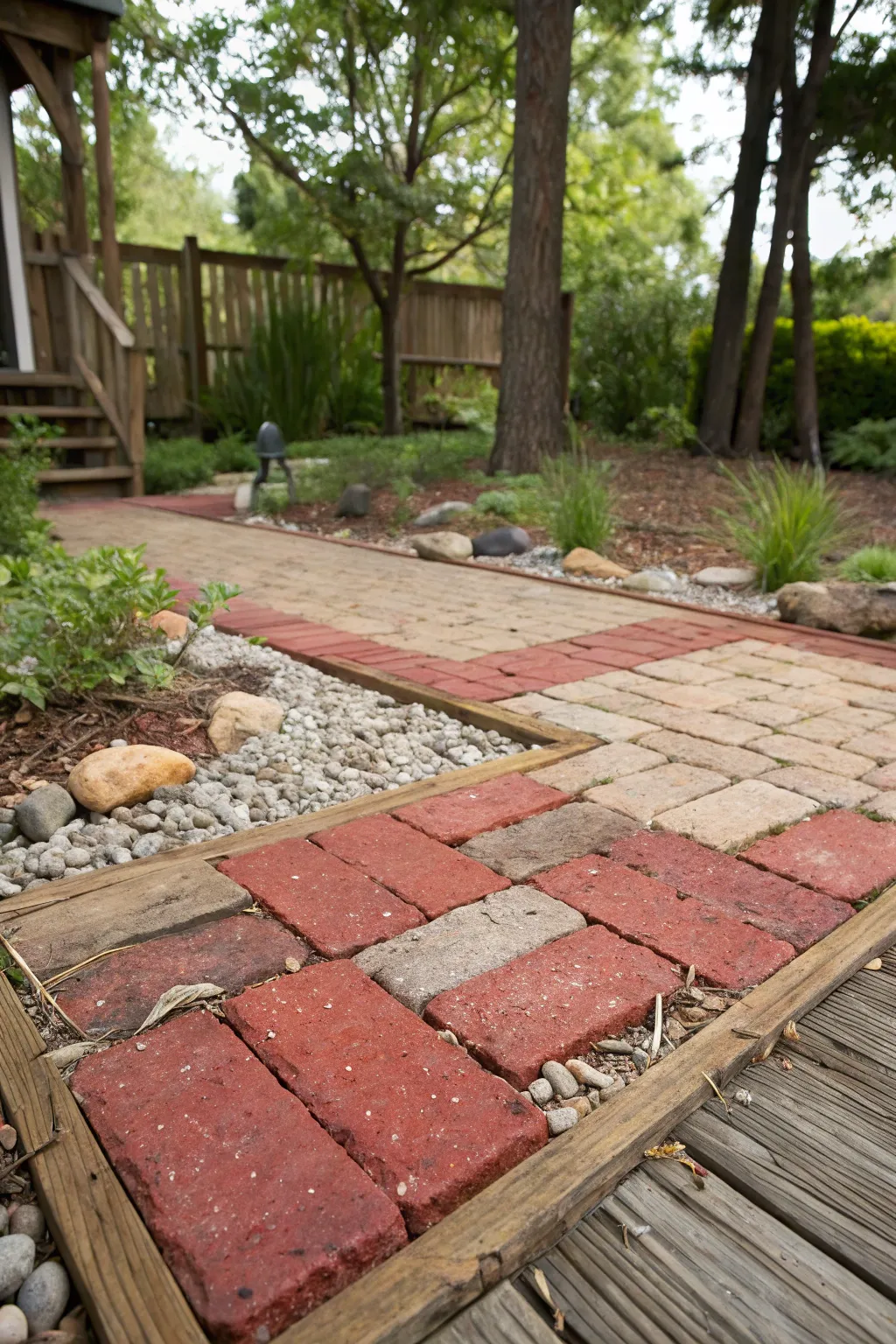 Bold Paver Patio Red Ideas for a Standout Garden