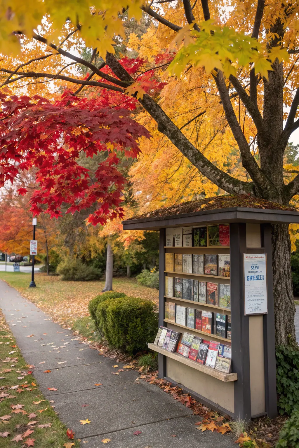 Warm & Inviting Fall Library Display Boards