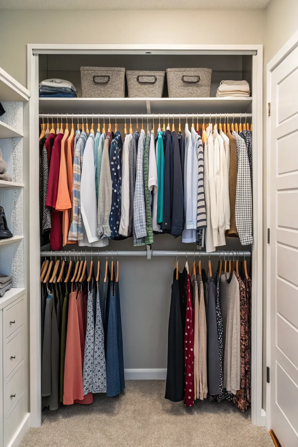 Creative Ways to Style a Doorless Closet