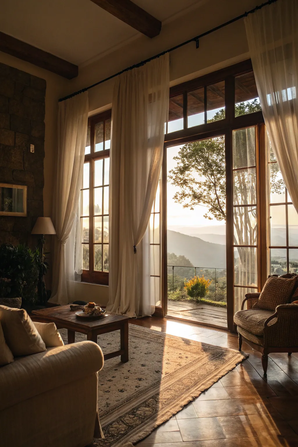 Chic Living Room Window Design Concepts