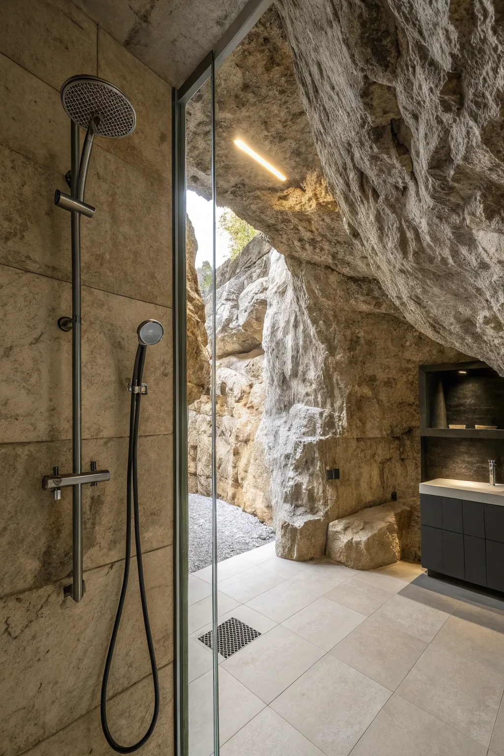 Breathtaking Cave Designs for Walk-In Showers