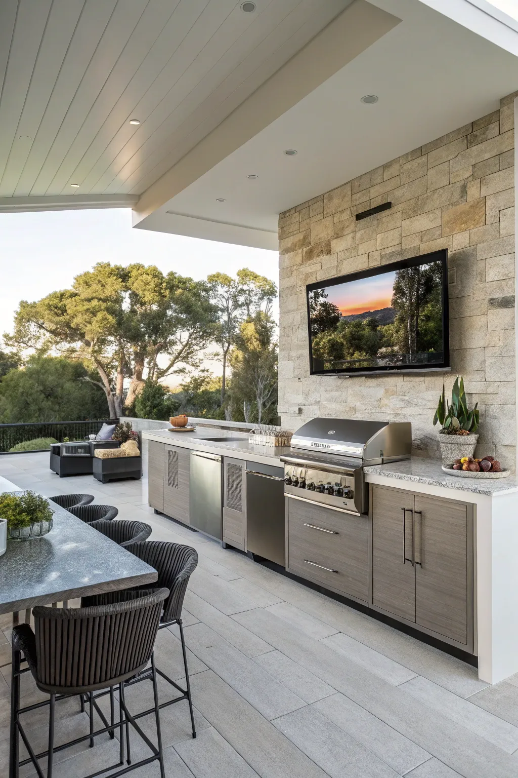 Outdoor Kitchen TV Solutions for Entertaining