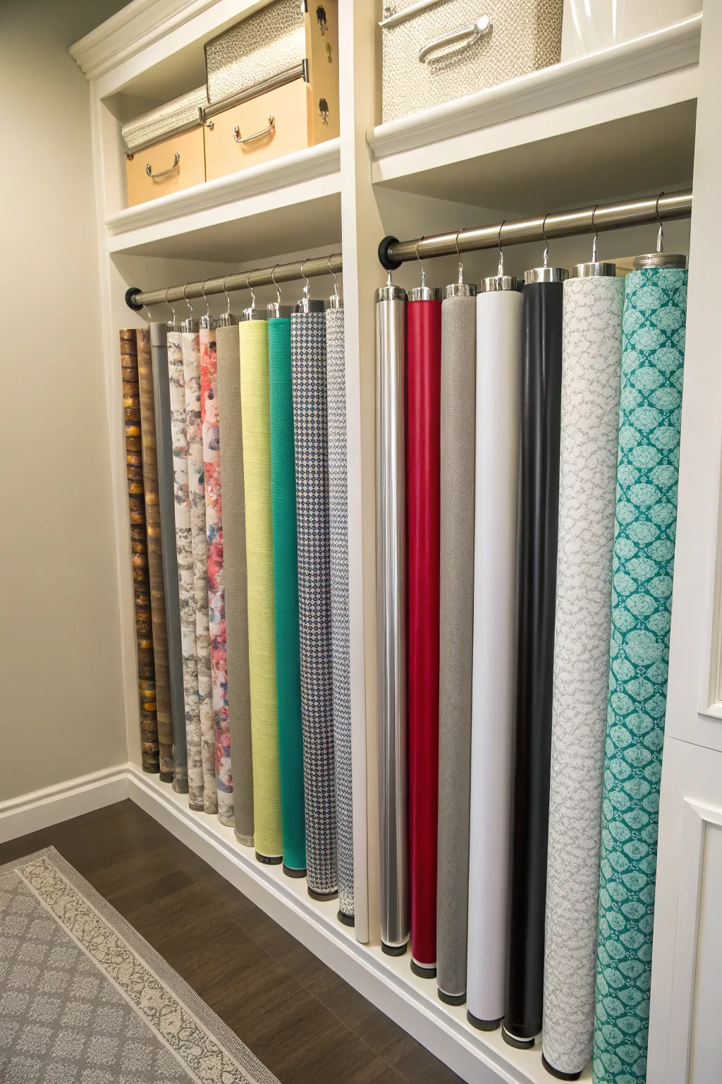 Creative Ideas for Organizing Vinyl Rolls