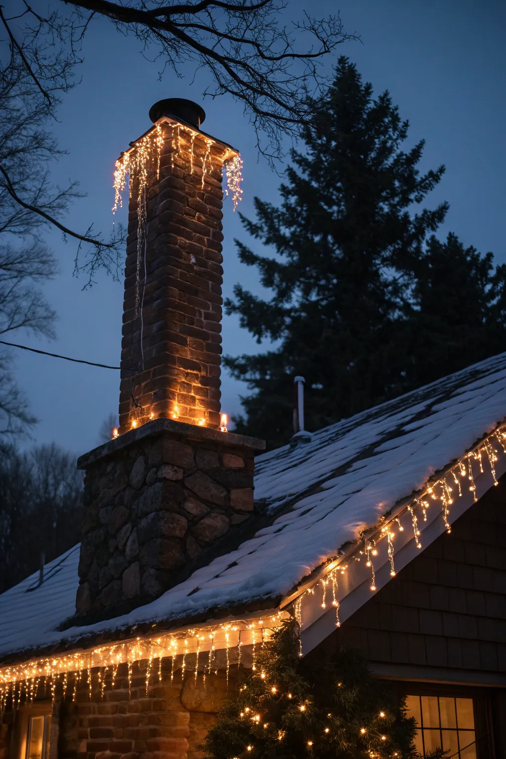 Fresh Icicle Light Ideas for House Exteriors