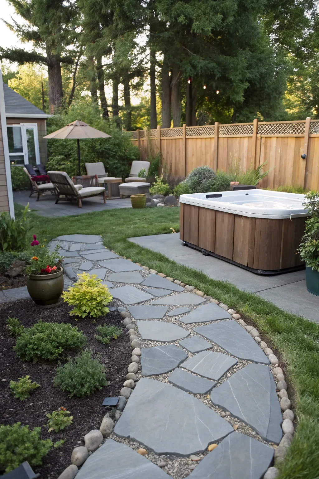 Beautiful Landscaping Ideas for Hot Tub Spaces